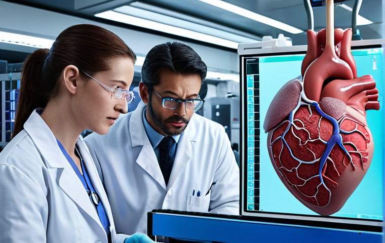 **

*   **Prompt:** A futuristic lab scene. A 3D bioprinter is creating a human organ (kidney or heart). Scientists in lab coats are observing with interest. Focus on the advanced technology and hope for medical breakthroughs.

**